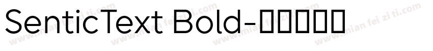 SenticText Bold字体转换